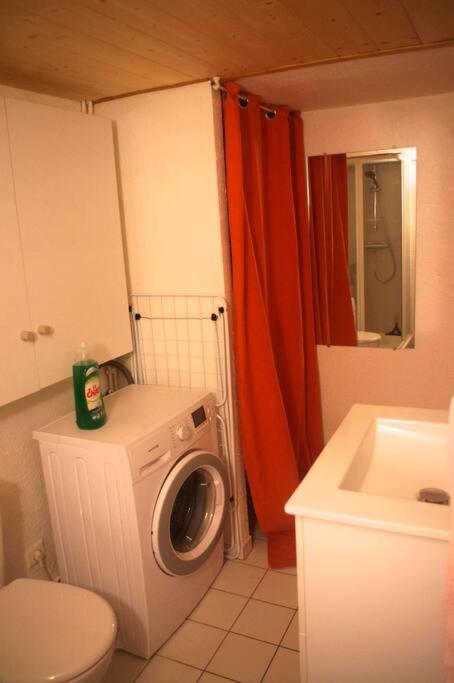Appartement Rdc Dans Jolie Parc Arbore Beure Exteriér fotografie